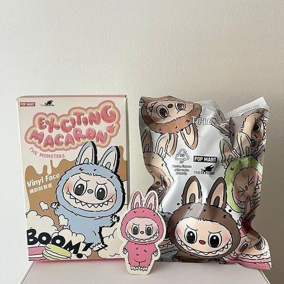 100% Authentic Pop Mart Labubu Exciting Macaron - Lychee Berry - Picture 2 of 7